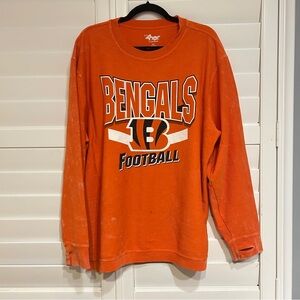 4her Bengals Thermal Shirt Orange Multi Size XXL